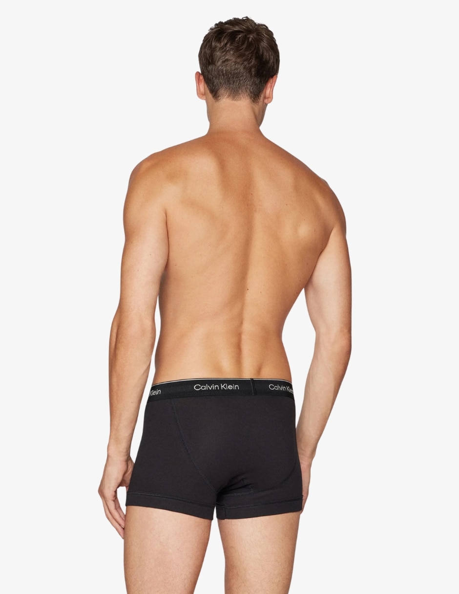 Bóxer trunk calvin klein de algodón para hombre 3 piezas unisex