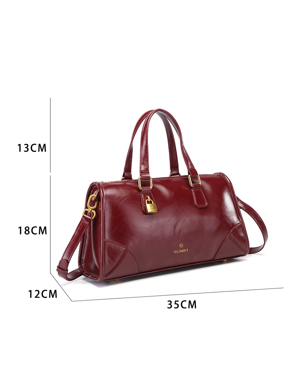 Bolsa satchel Olimba para mujer