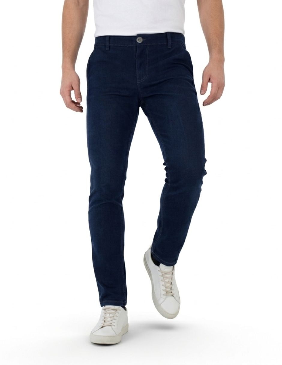 Jeans skinny lavado obscuro para hombre