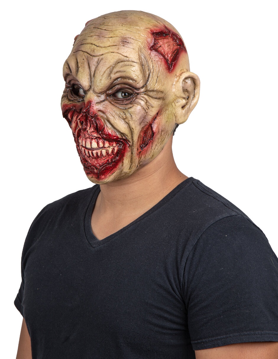 Máscara para disfraz de Zombie sangriento 3