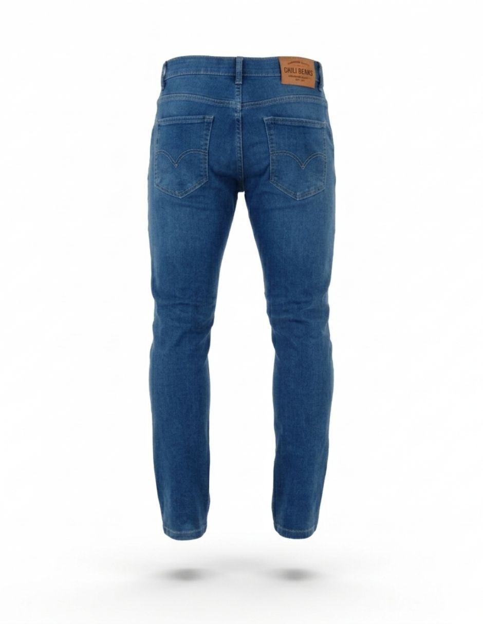 Jeans skinny Chb Chili Beans Clothing Co. lavado medio para hombre