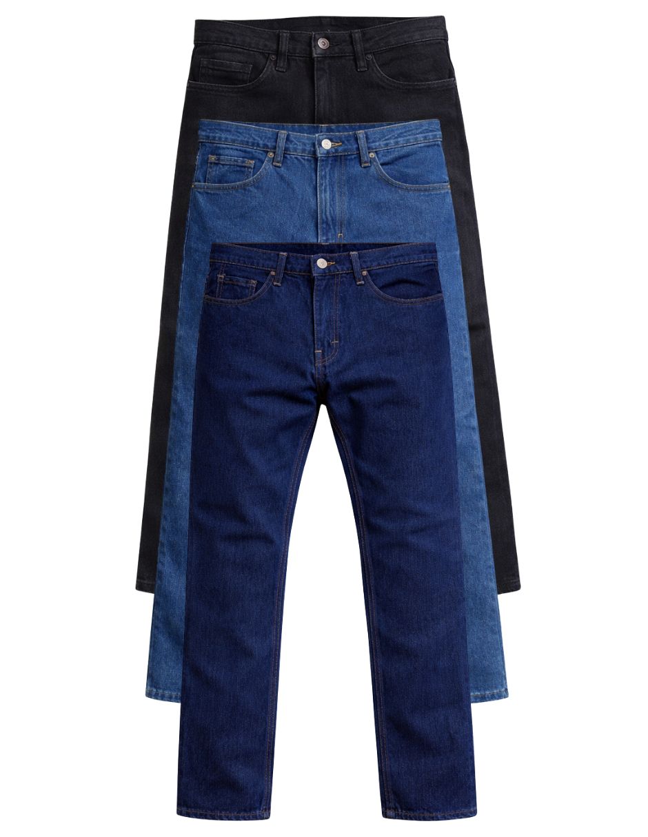 Jeans straight para hombre