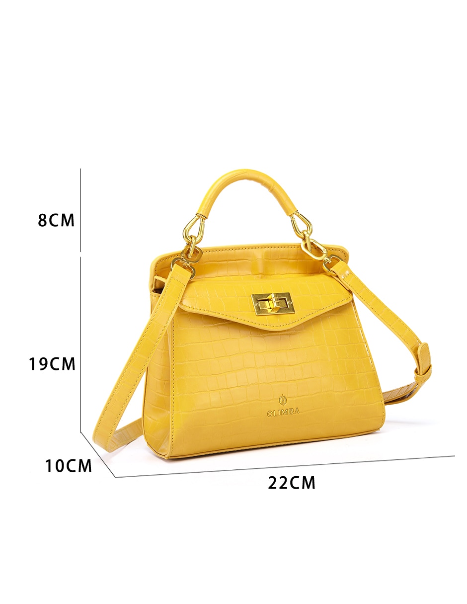 Bolsa satchel Olimba para mujer