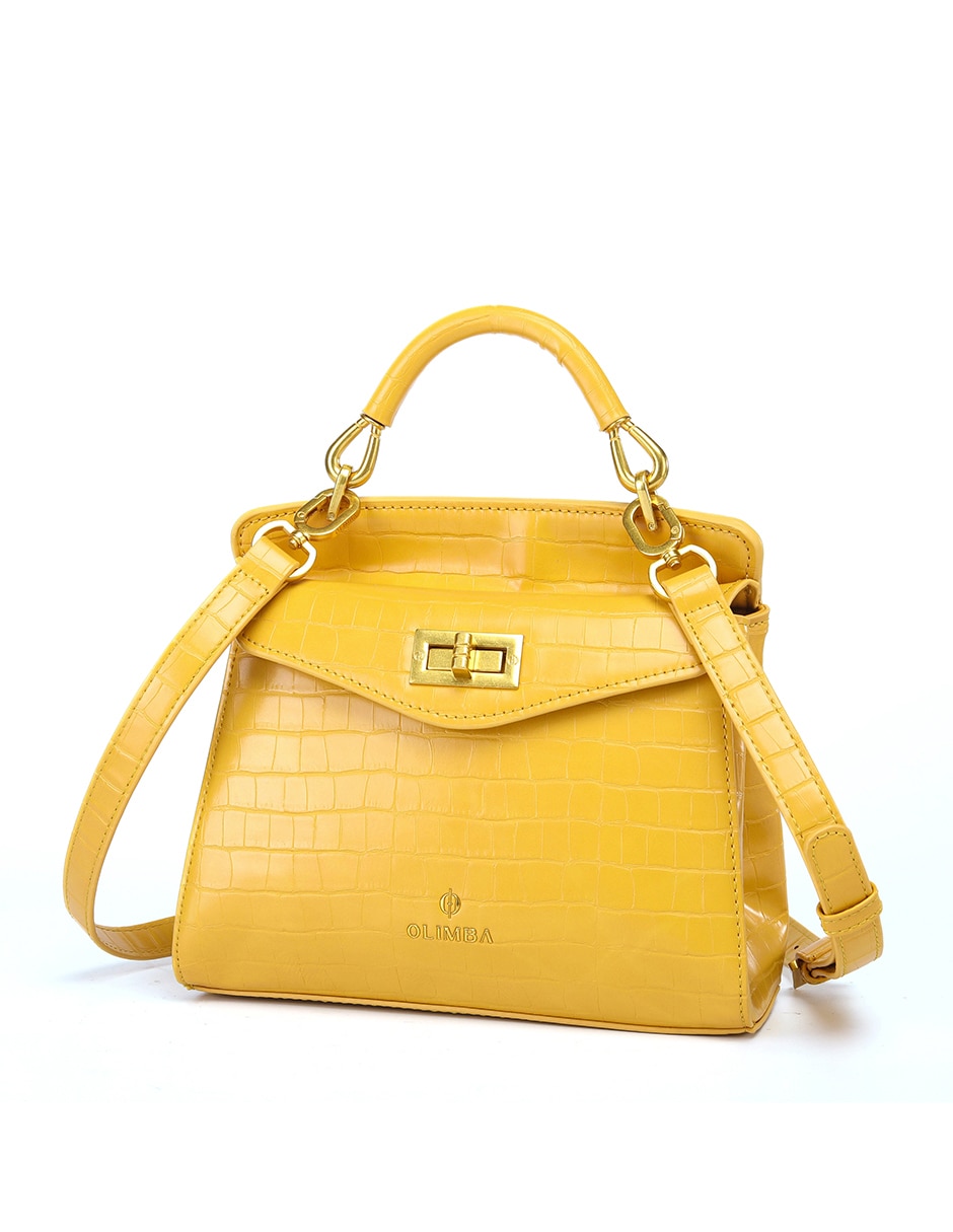 Bolsa satchel Olimba para mujer