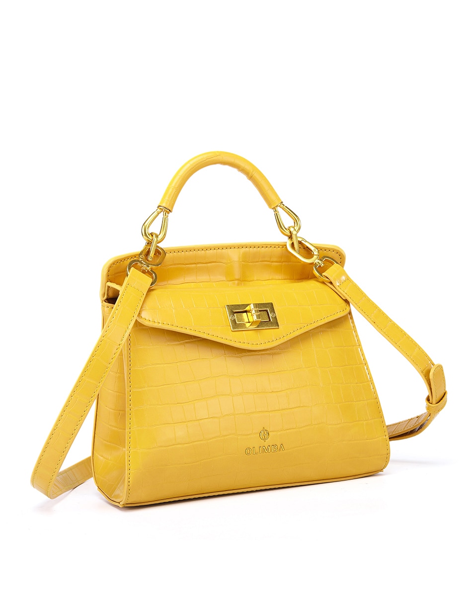 Bolsa satchel Olimba para mujer