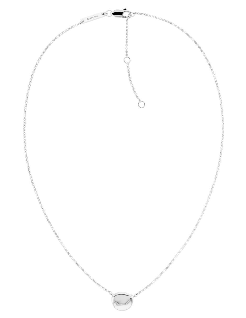 Collar Minimal Pebble de plata P 925