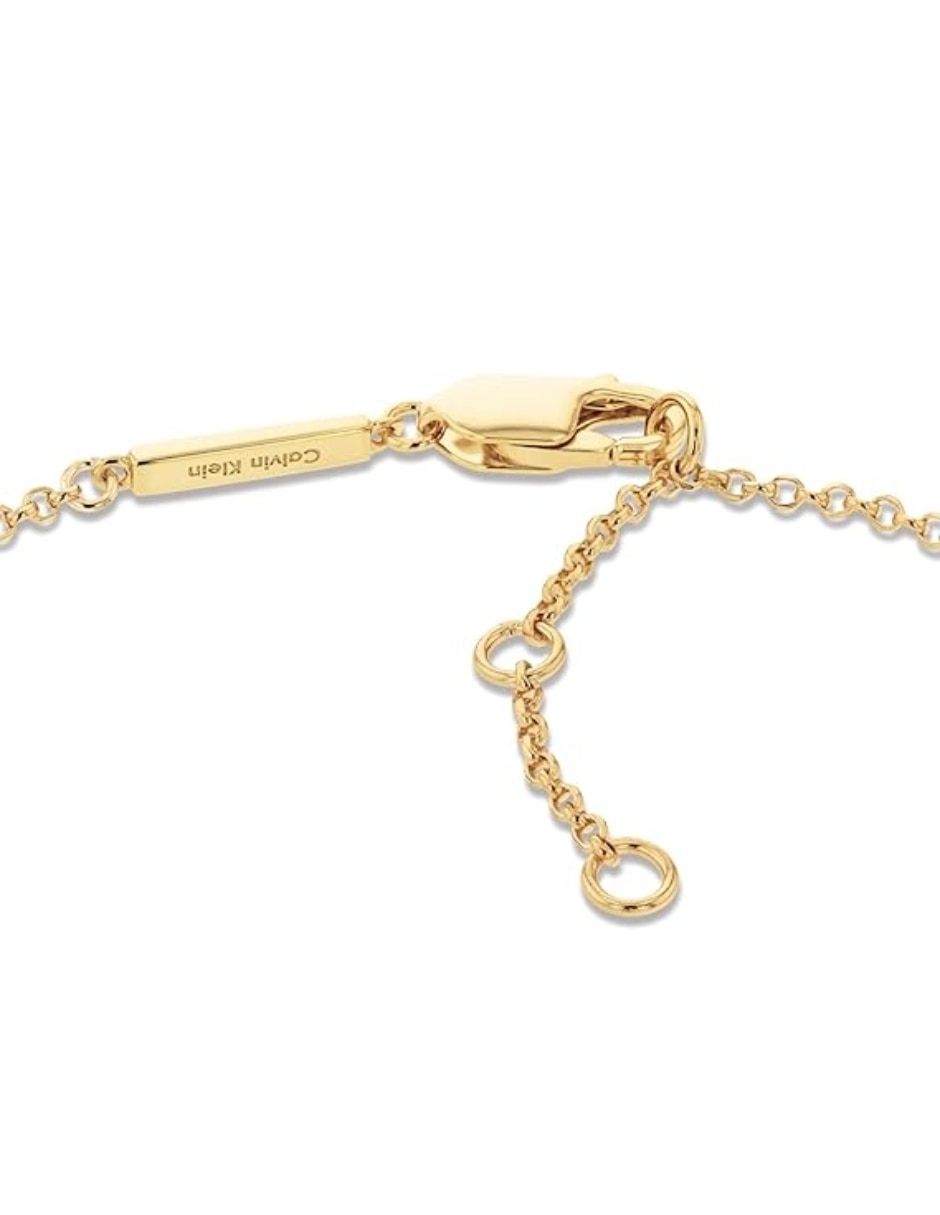 Pulsera de plata P 925 y oro 14 K Sculpted Triangle acabado baño de oro 4