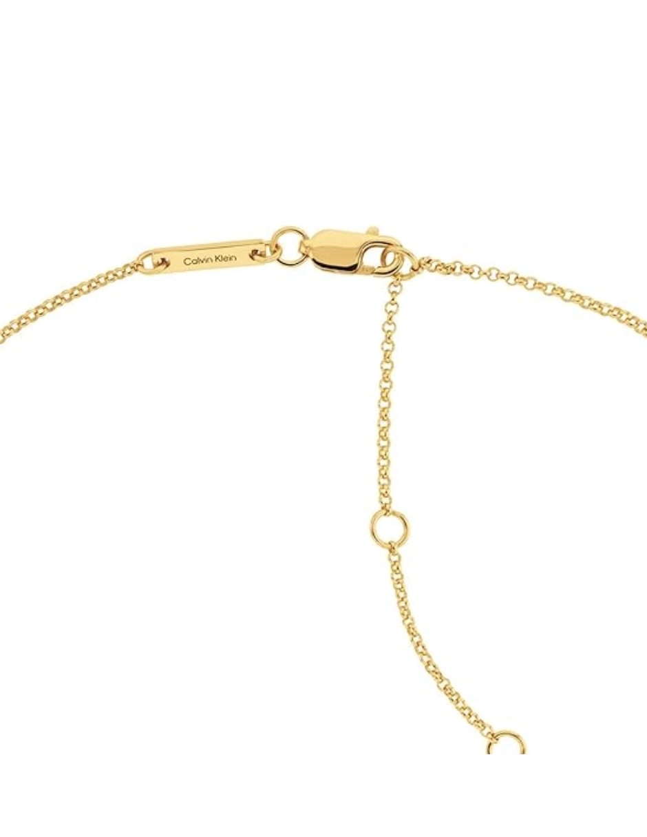 Collar Calvin Klein Liquid Chain de plata P 925 con acabado baño de oro