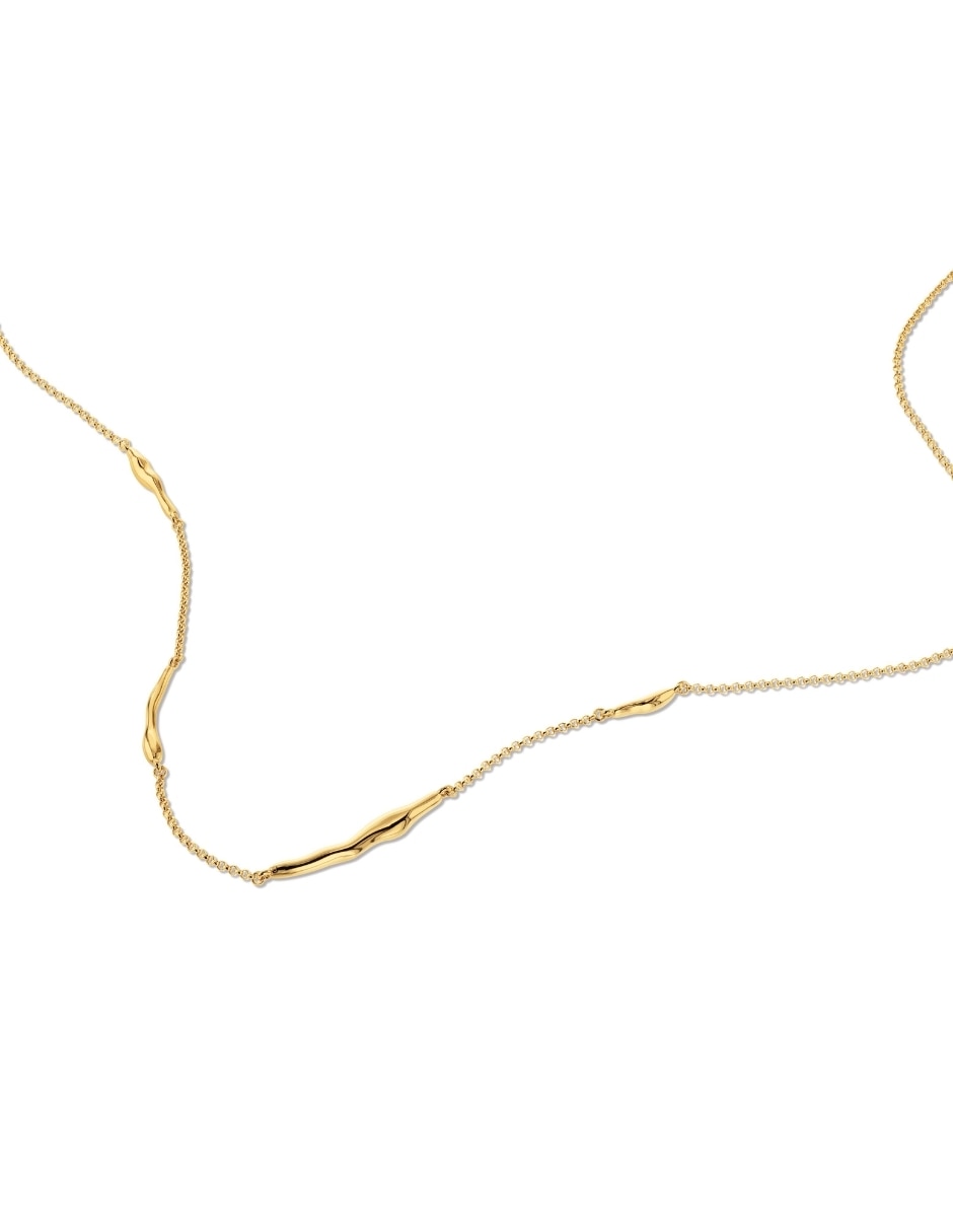 Collar Calvin Klein Liquid Chain de plata P 925 con acabado baño de oro