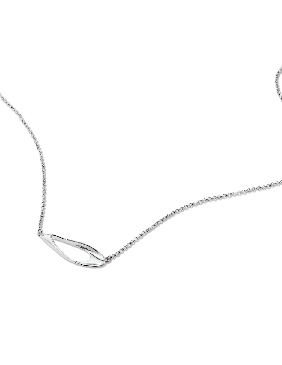 Collar con dije Calvin Klein Sculpted Triangle de plata P 925 5
