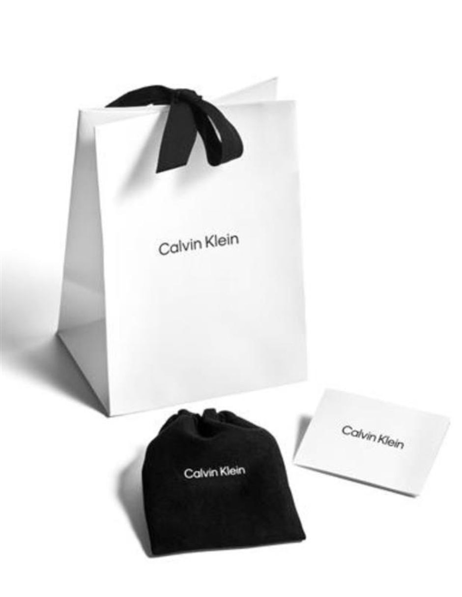 Collar con dije Calvin Klein Sculpted Triangle de plata P 925 3