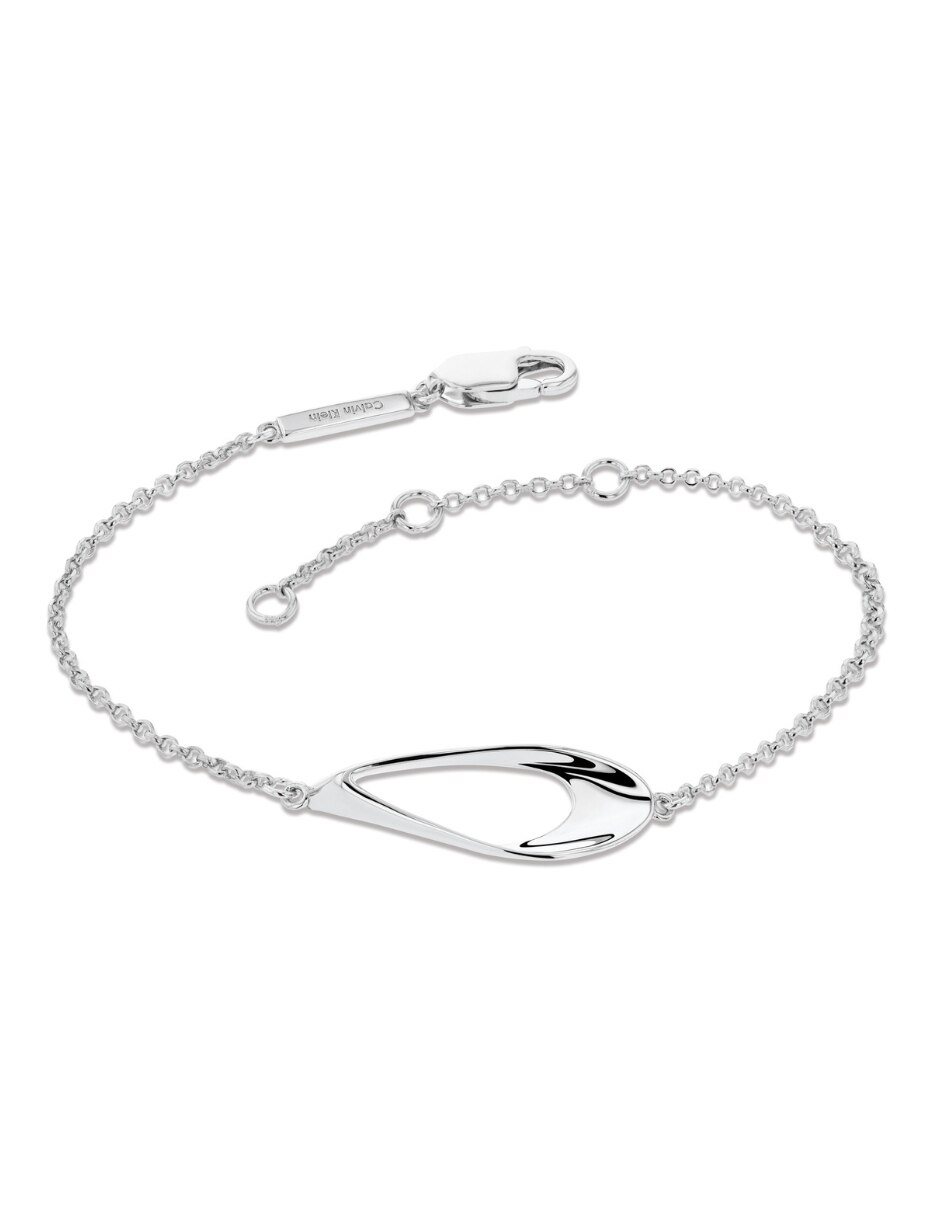 Pulsera de plata P 925 Sculpted Triangle acabado pulido 4