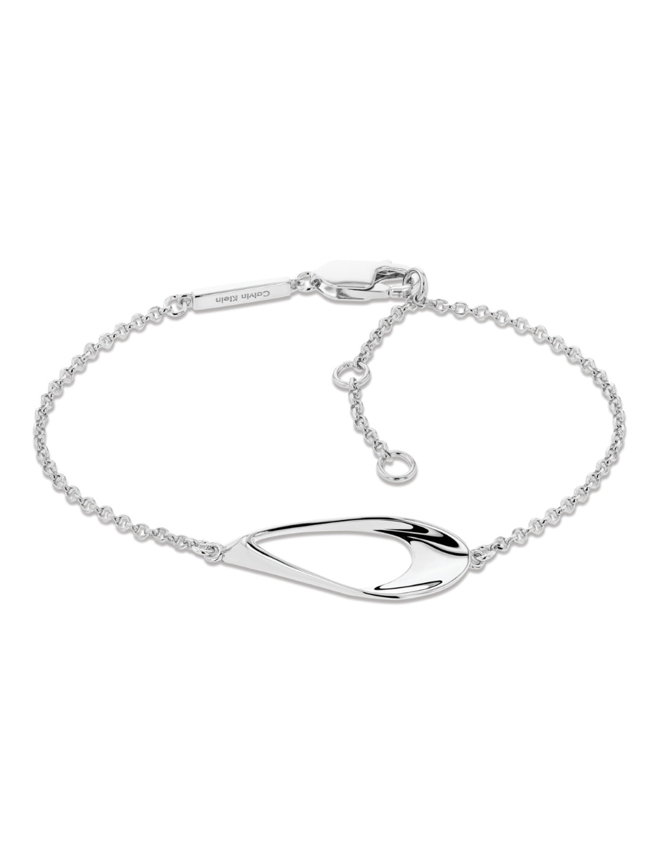 Pulsera de plata P 925 Sculpted Triangle acabado pulido