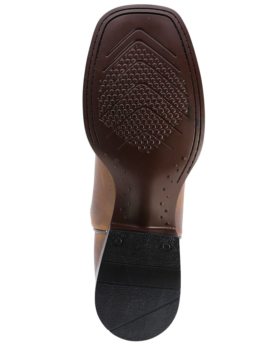 Bota cowboy abajo de la rodilla Texaban de piel para mujer