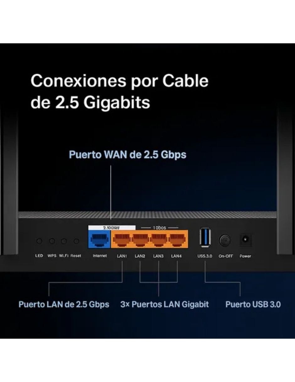 Router alámbrico e inalámbrico TP-Link Archer BE230 v 1
