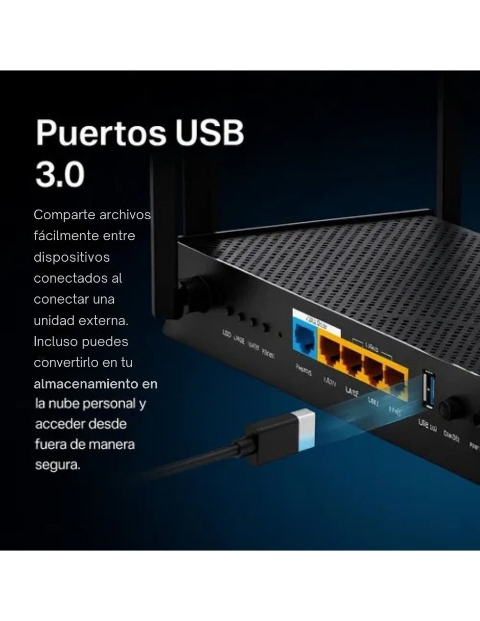 Router alámbrico e inalámbrico TP-Link Archer BE230 v 1