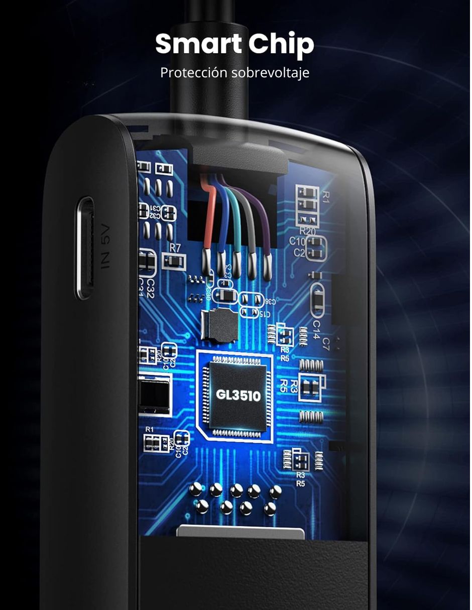 Hub USB 3.0 Ugreen CM416 de 4 puertos