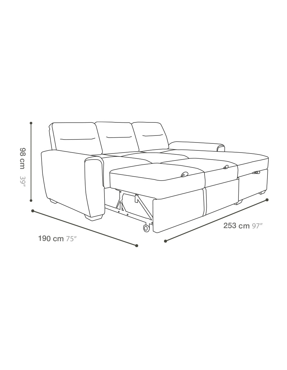 Sofá cama armable Oniix Anfer 8