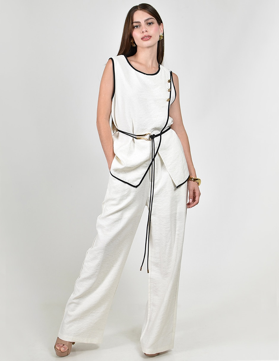 Conjunto pantalón roman fashion para mujer