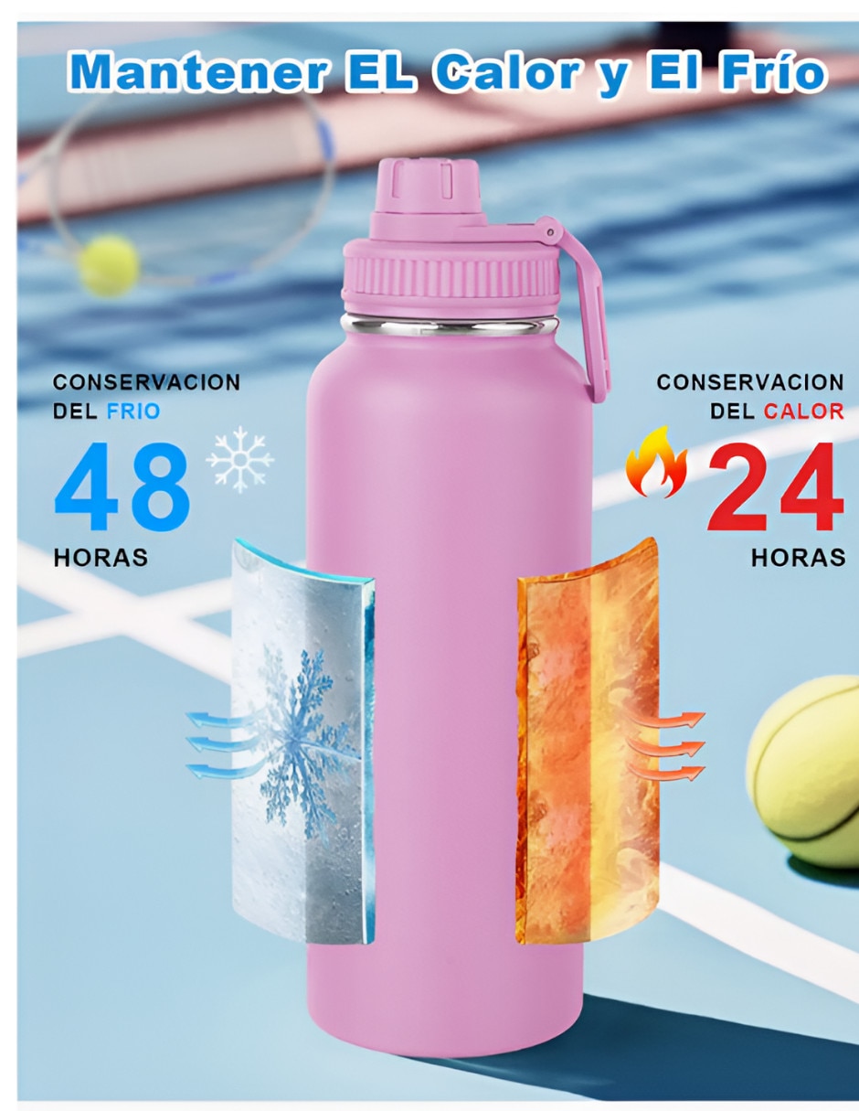XTELLAR de Acero inoxidable SIN FAMILIA con tapa Rosca 1 L