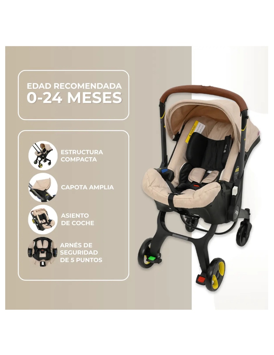 Carriola travel system Volpe Dodo Baby plegable
