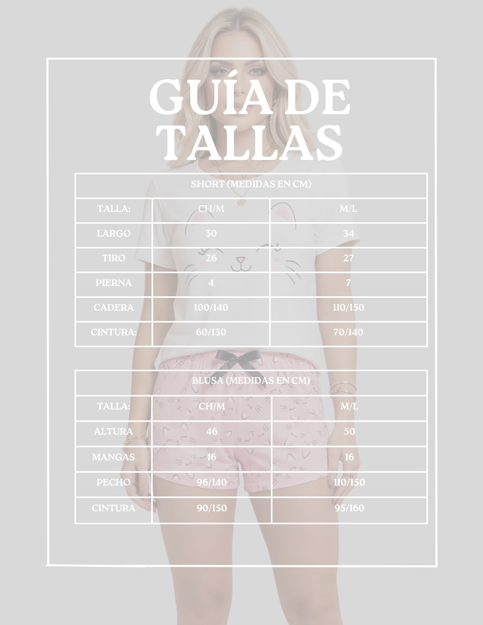 Conjunto pijama para mujer 7