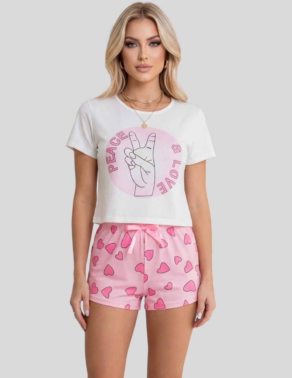 Conjunto pijama Malabis Diferentes personajes para mujer Conjunto pijama Malabis Diferentes personajes para mujer