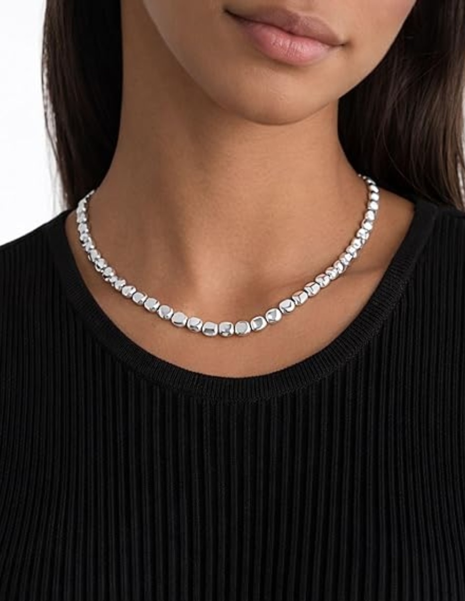 Collar Calvin Klein Minimal Pebble de plata P 925