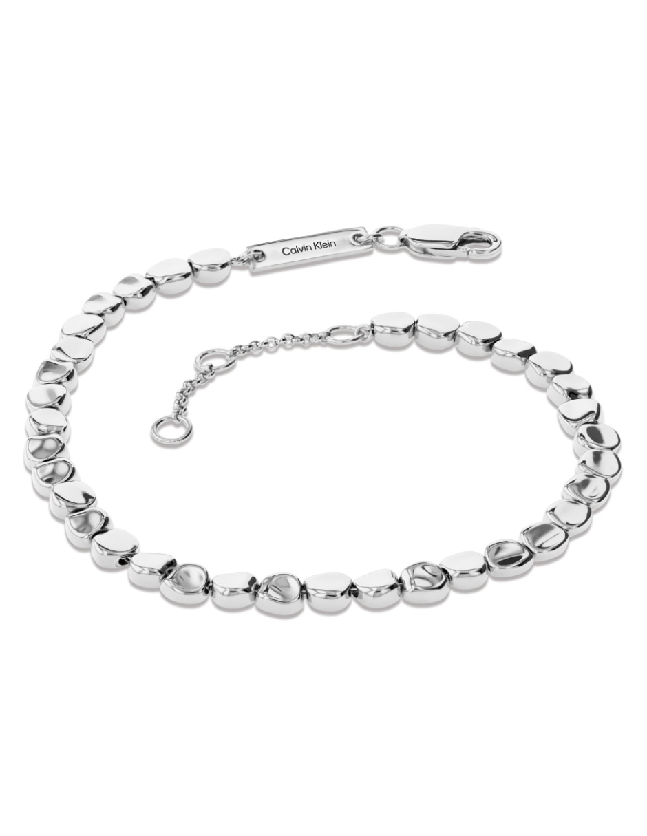 Pulsera Calvin Klein de plata P 925 Minimal Pebble acabado pulido