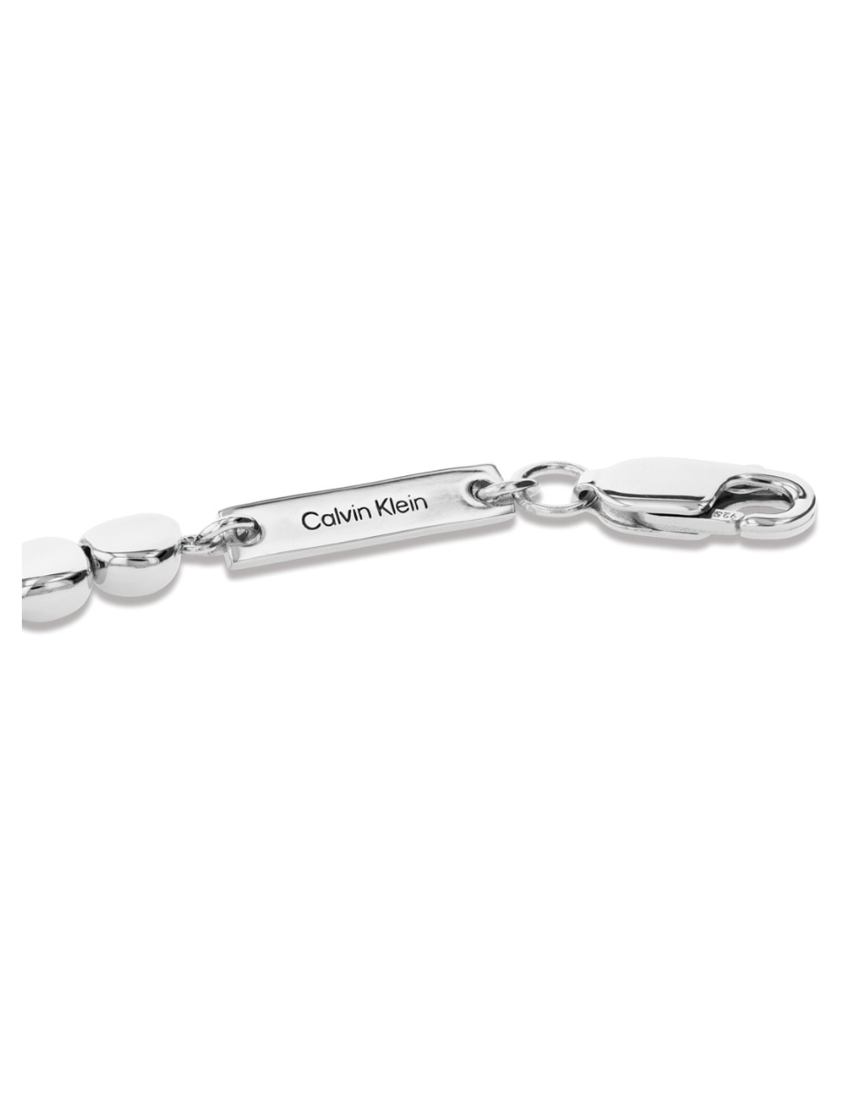 Pulsera Calvin Klein de plata P 925 Minimal Pebble acabado pulido