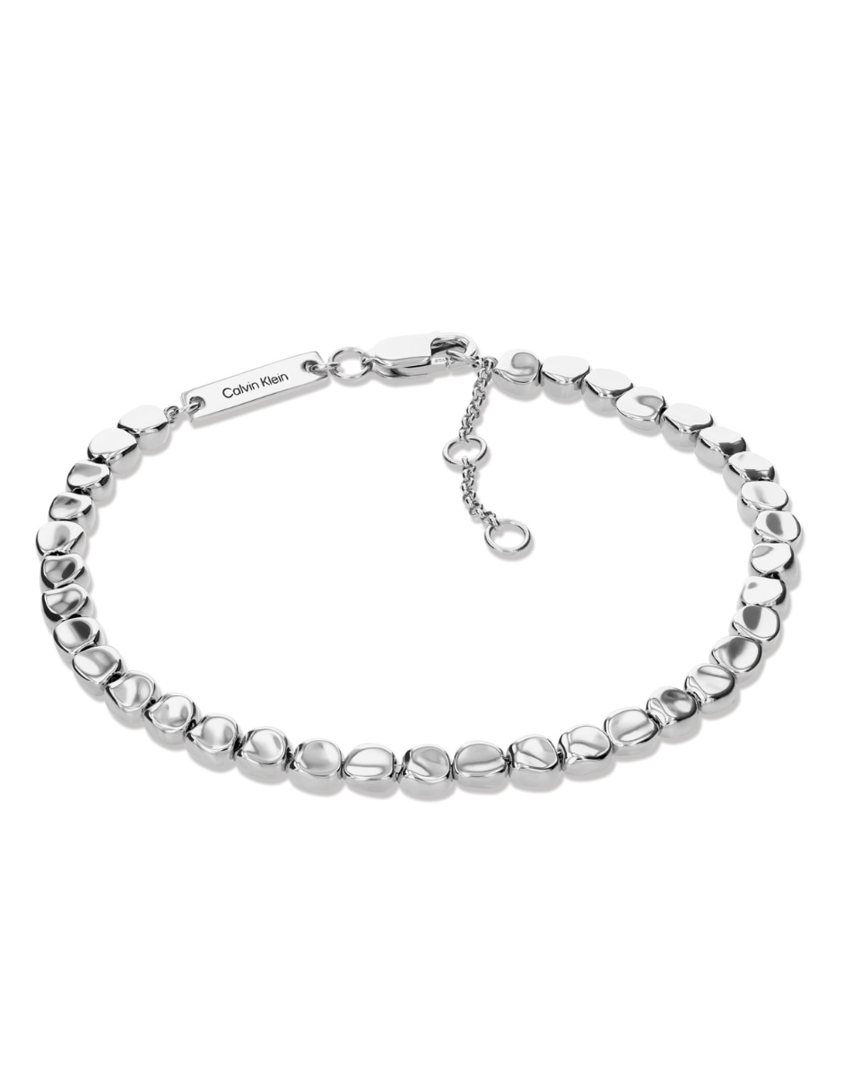 Pulsera de plata P 925 Minimal Pebble acabado pulido
