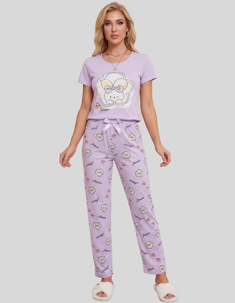 Conjunto pijama 3 piezas diferentes personajes para mujer Conjunto pijama 3 piezas diferentes personajes para mujer