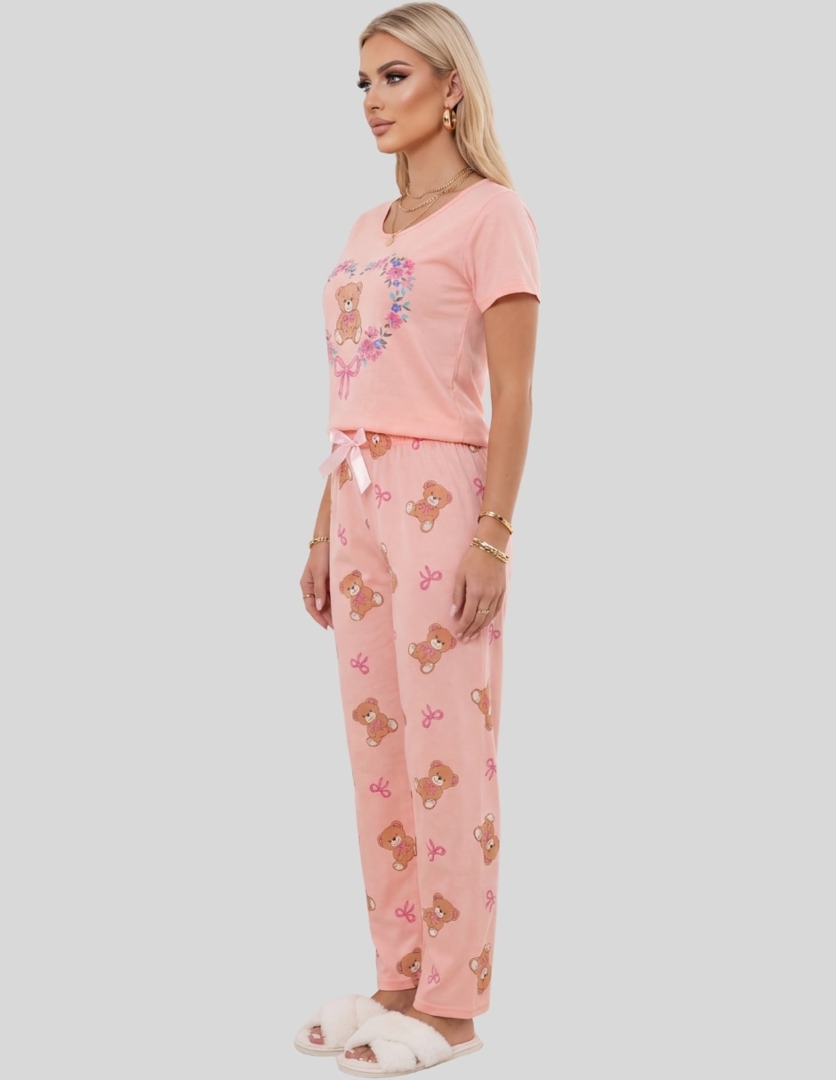 Conjunto pijama 3 piezas diferentes personajes para mujer 5