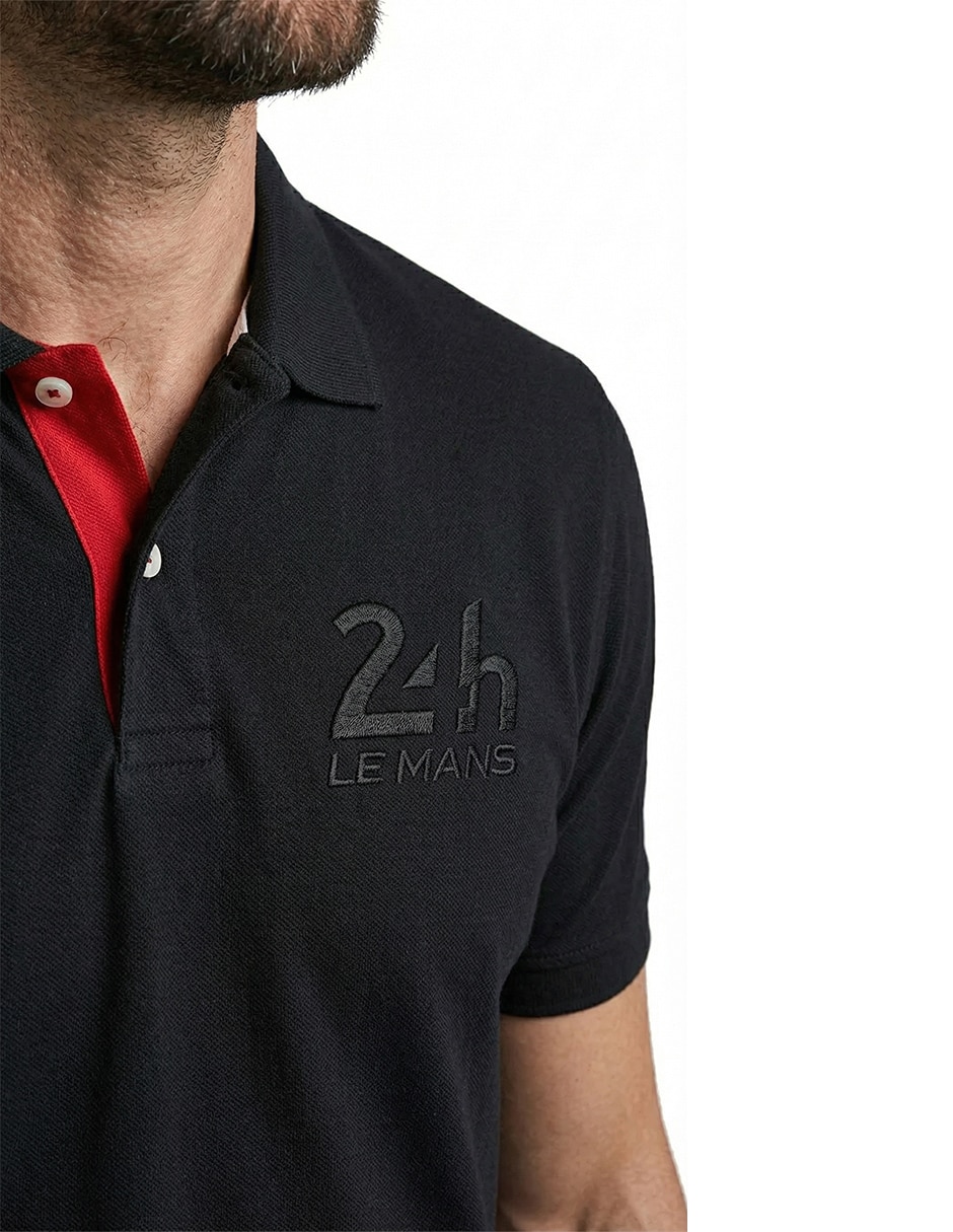 Playera tipo polo casual para hombre 4
