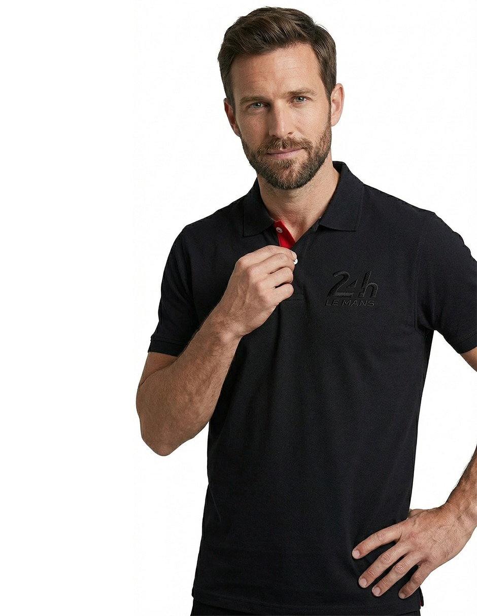 Playera tipo polo casual para hombre 7