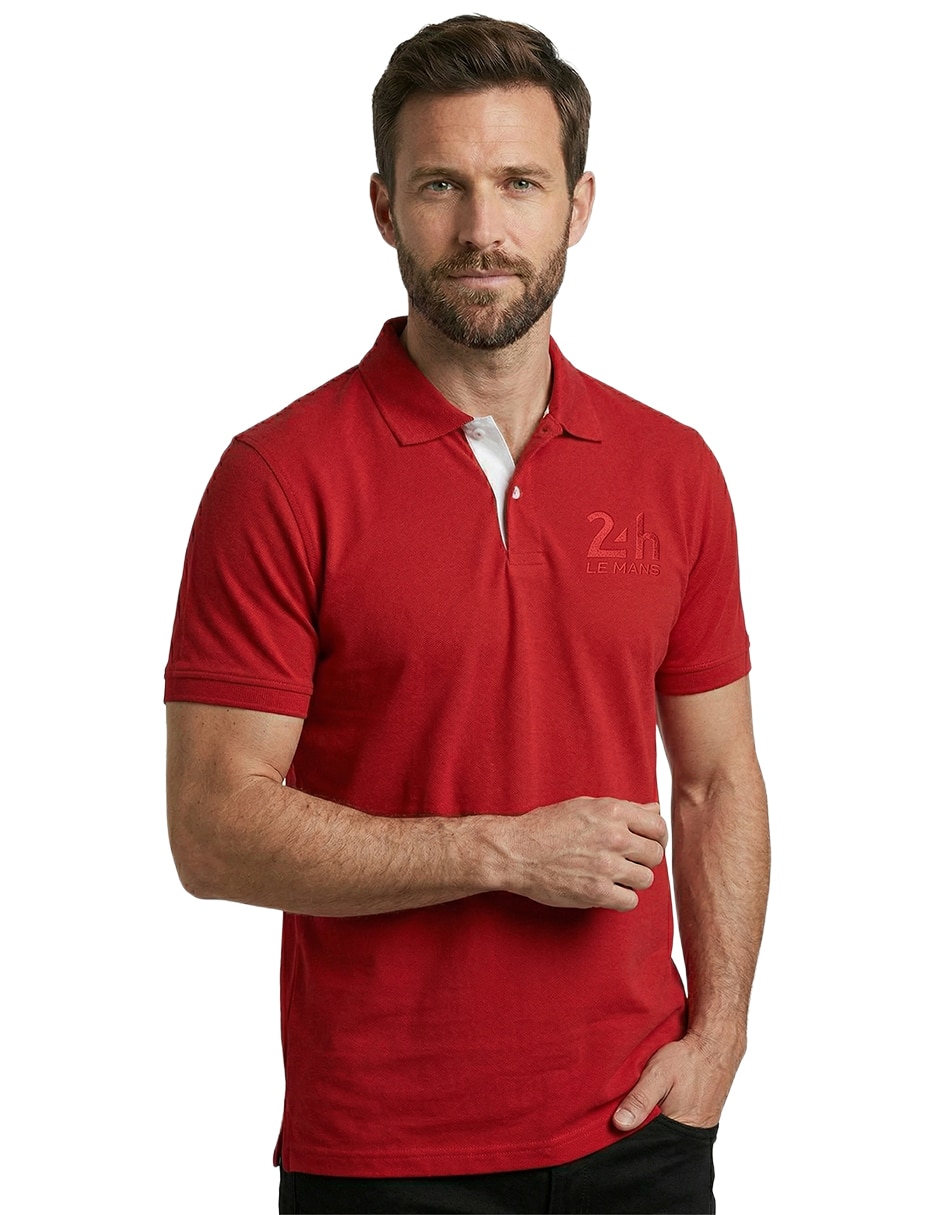 Playera tipo polo casual Mx Racing para hombre