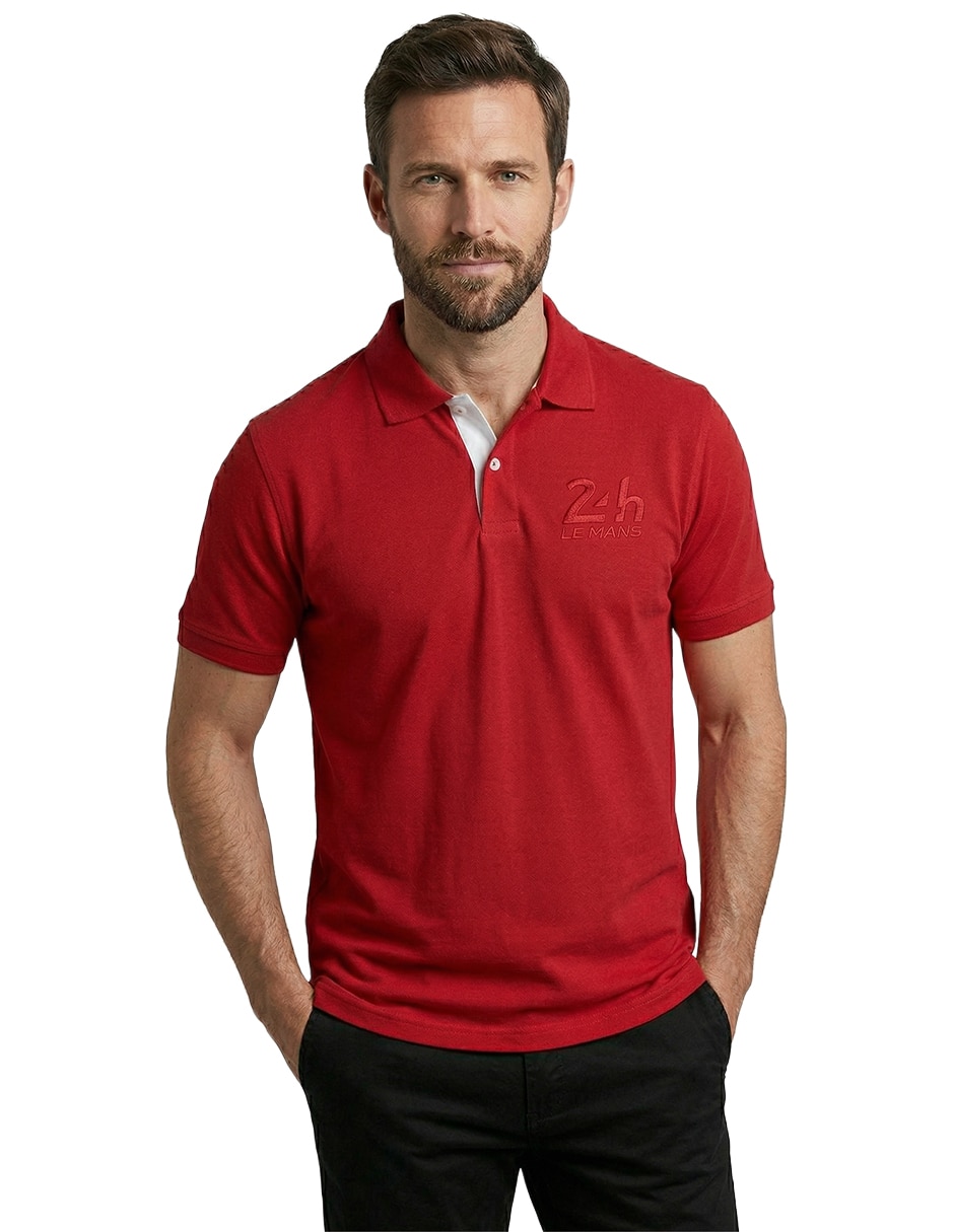 Playera tipo polo casual Mx Racing para hombre