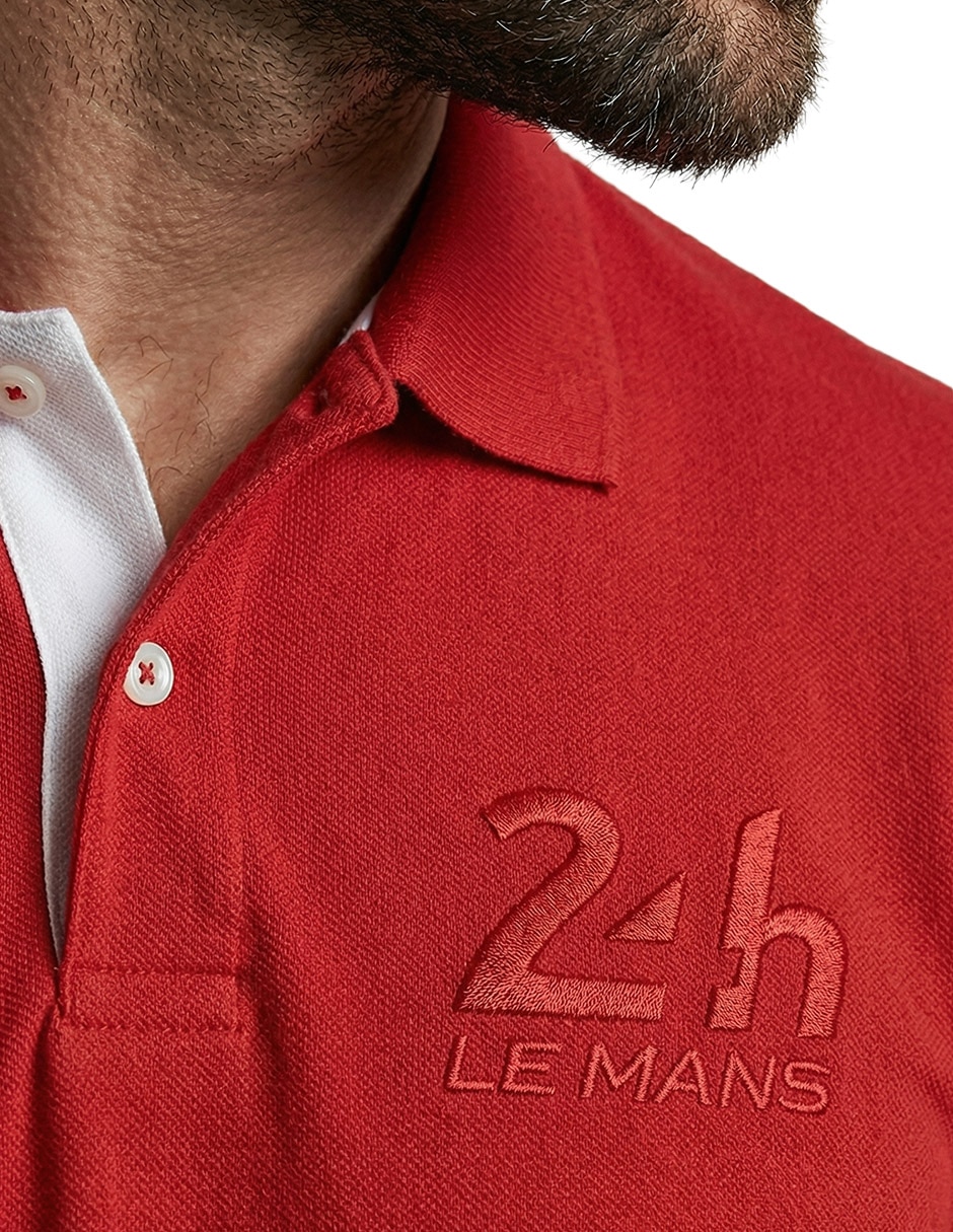Playera tipo polo casual Mx Racing para hombre