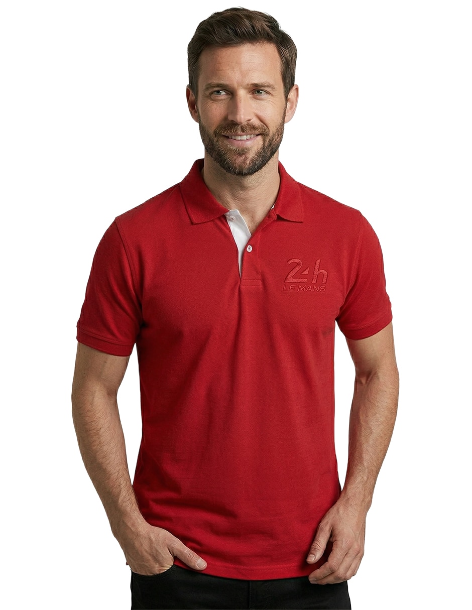 Playera tipo polo casual Mx Racing para hombre