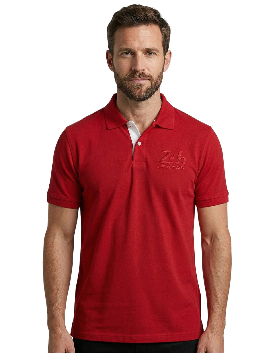 Playera tipo polo casual Mx Racing para hombre