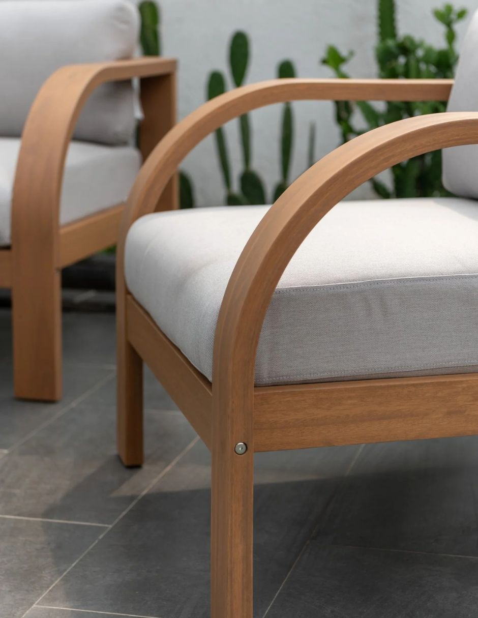 Set sala exterior MIDTOWN CONCEPT Sala de Jardin Brooke 4 Piezas