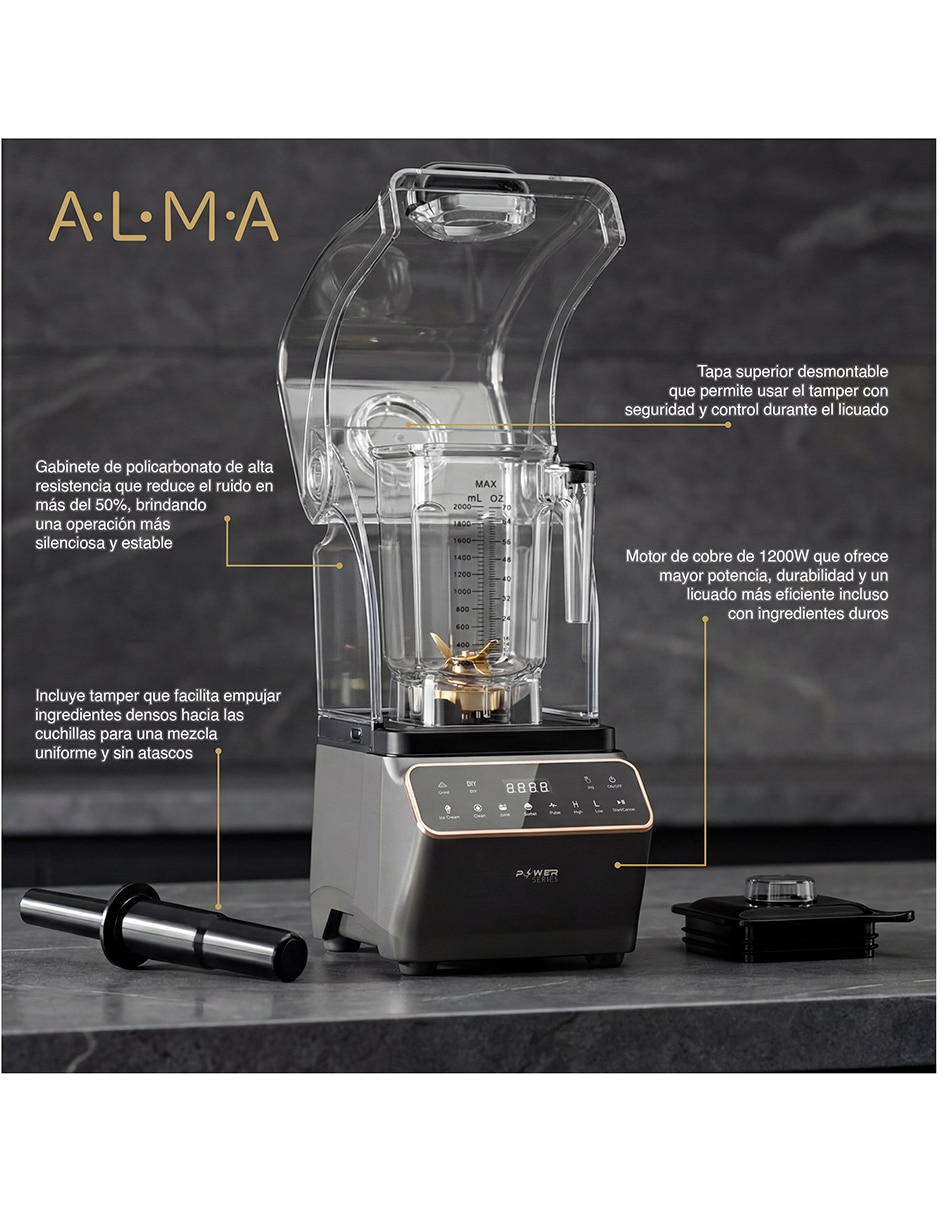 Licuadora Alma Power Series L-01 9 velocidades