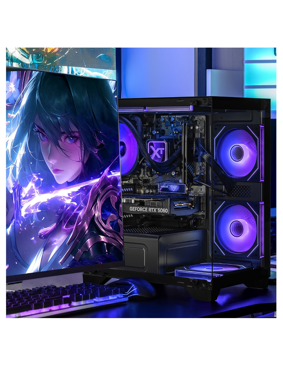 XTREME PC GAMING XTPCR732GB5060MCHBV2 27 pulgadas Full HD AMD Ryzen 7 NVIDIA GeForce RTX 5060 32 GB RAM No aplica 1 TB SSD No aplica