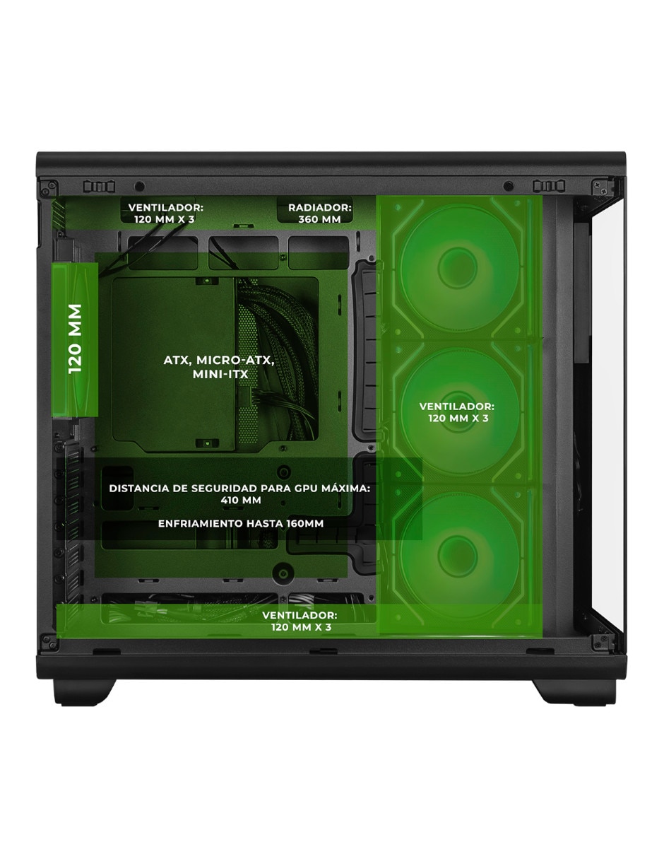Gabinete Xtreme Pc Gaming Titán X
