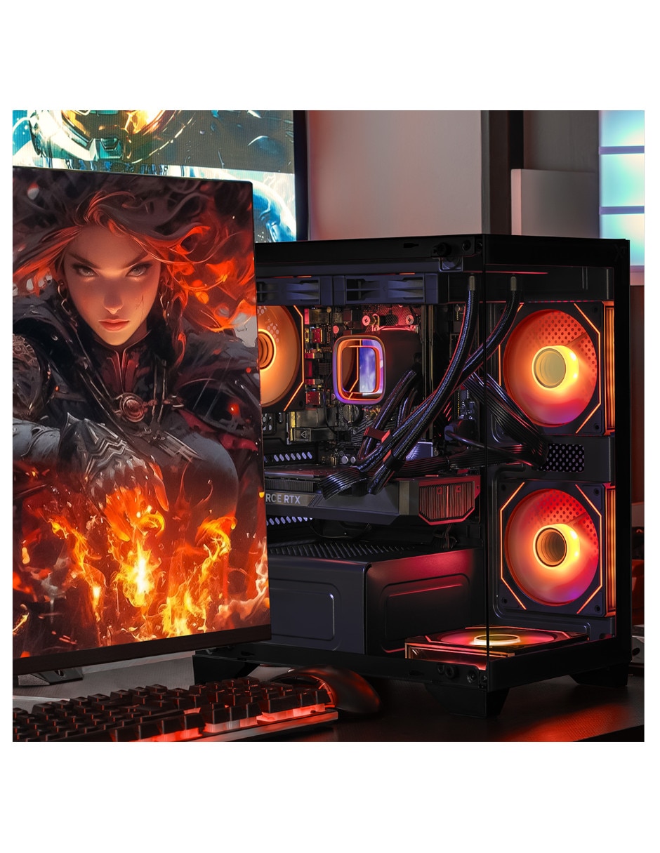 Computadora gamer XTPCR732GB5060TICHB AMD Ryzen 7 NVIDIA GeForce RTX 5060 Ti 32 GB RAM 1 TB SSD 5