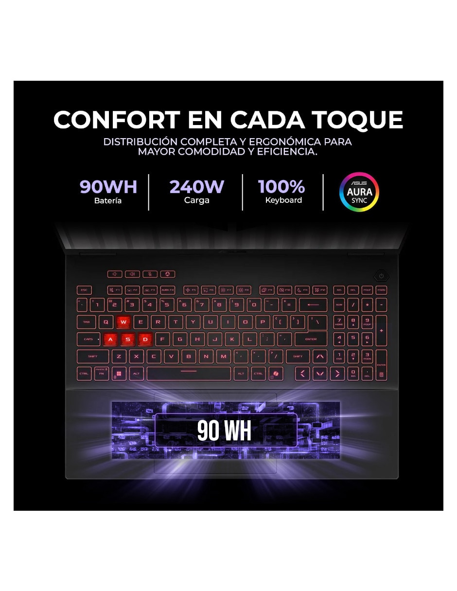 Laptop gamer TUF Gaming A16 16 pulgadas Full HD+ AMD Ryzen 7 NVIDIA GeForce RTX 5060 32 GB RAM 1 TB SSD 5