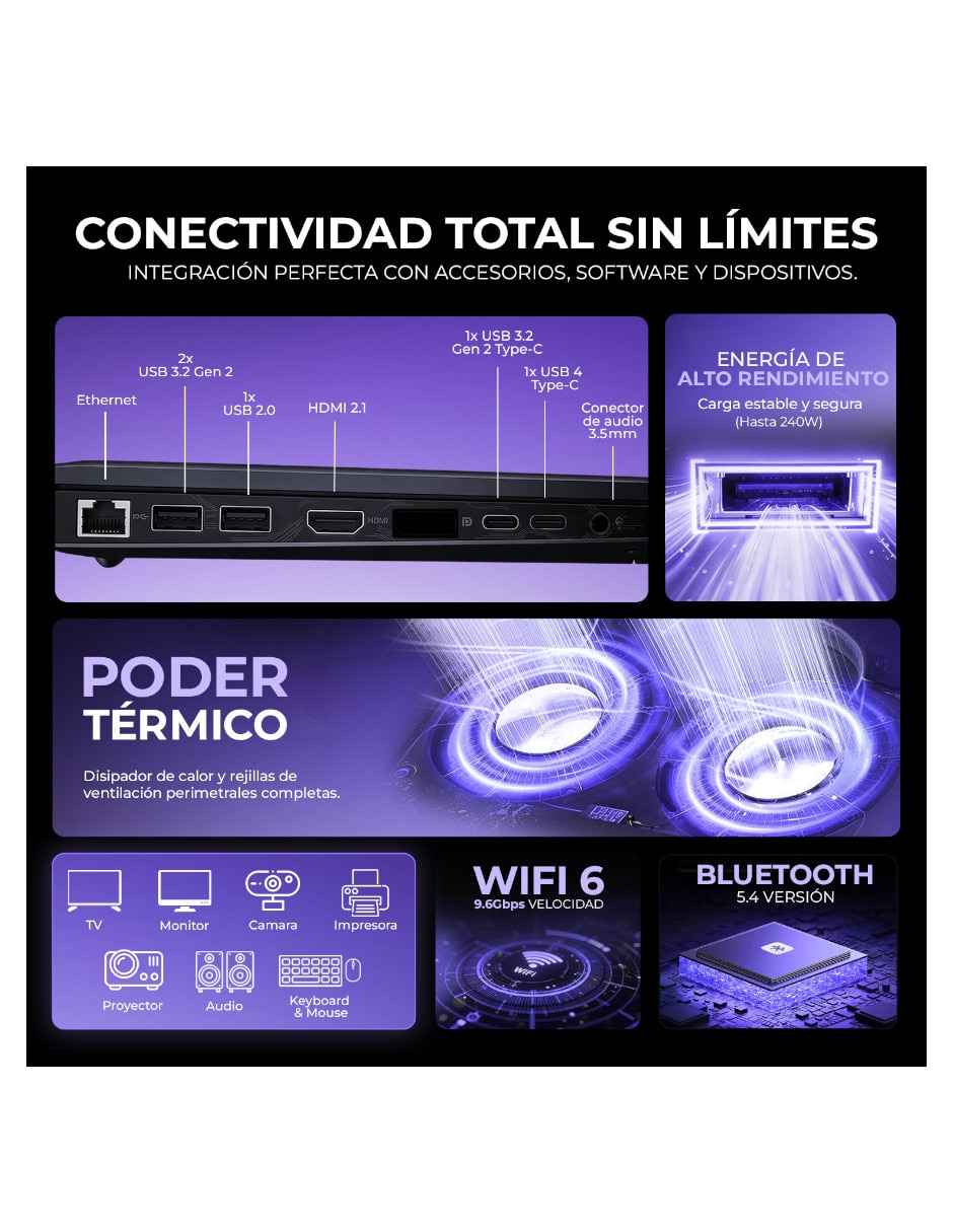 Laptop gamer TUF Gaming A16 16 pulgadas Full HD+ AMD Ryzen 7 NVIDIA GeForce RTX 5060 32 GB RAM 1 TB SSD 8
