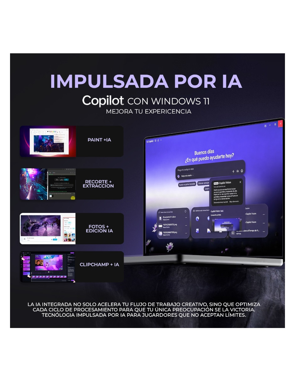 Laptop gamer Legion 5 16IAX10 16 pulgadas WQXGA Intel core ultra 9 NVIDIA GeForce RTX 5060 32 GB RAM 1 TB SSD 2