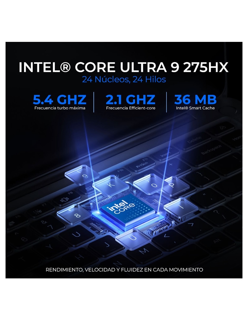 Laptop gamer Legion 5 16IAX10 16 pulgadas WQXGA Intel core ultra 9 NVIDIA GeForce RTX 5060 32 GB RAM 1 TB SSD 7
