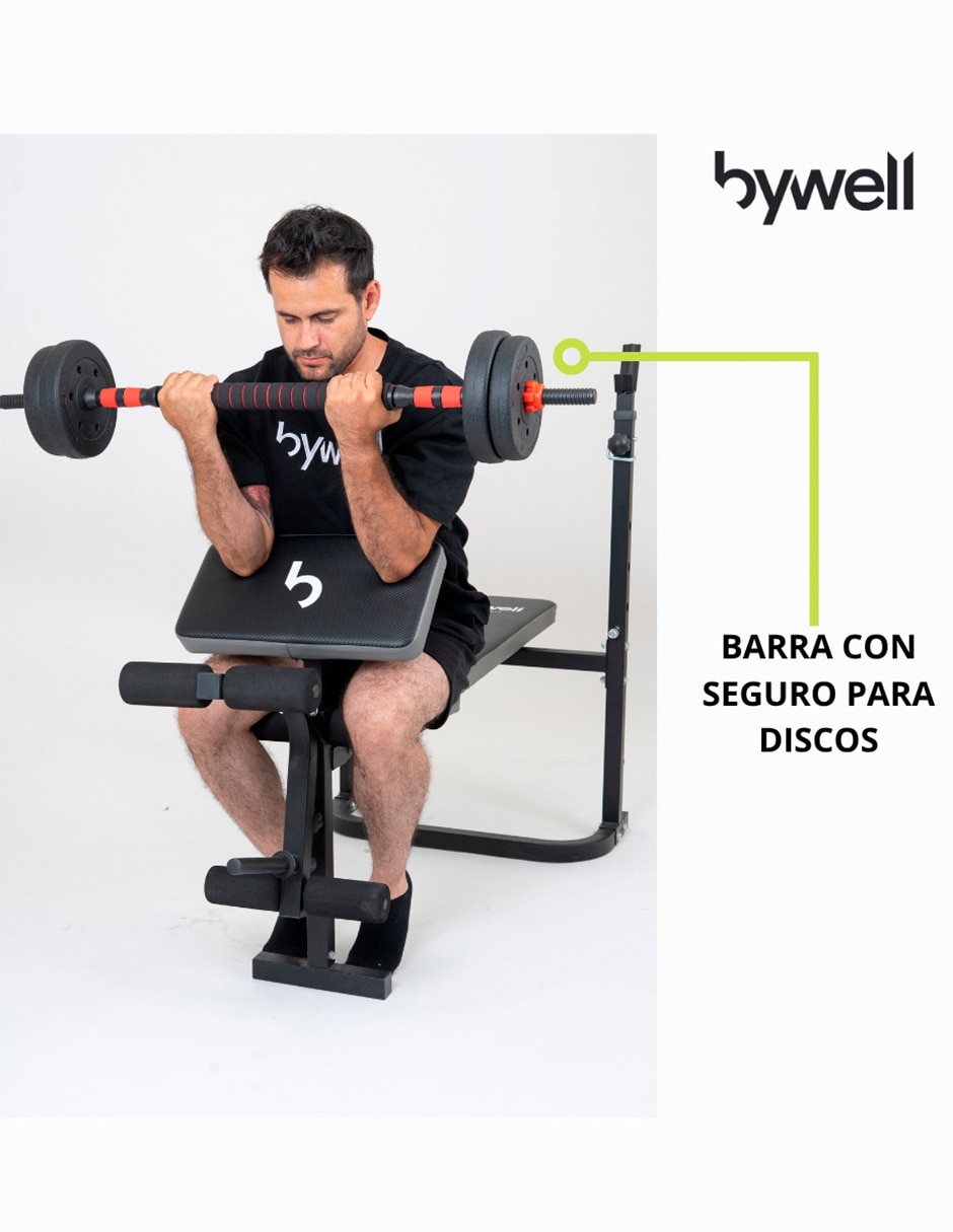 Mancuerna/Set mancuernas/Kit mancuernas De peso variable BYWELL 40 kg 26 piezas
